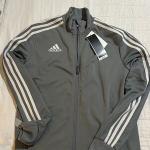 Adidas Youth Tiro Gray Full-Zip Jacket Youth XL
